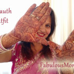 karwa chauth outfit mehandi / henna