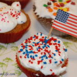 Red White and Blue Cupcake Sprinkles