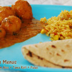 dum aloo lunch menu