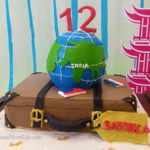 Around the World Birthday Cake