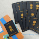 Passport Invitations for Around the World Birthday Party