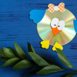 CD Bird - 5 Easy Craft Ideas for Kids