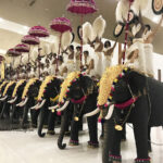 Elephant sculptures - Cochin International Airport