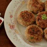 Paneer Stuffed Kache Kele ke Kebab