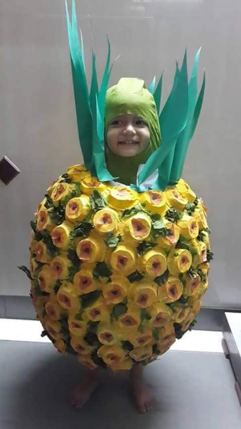 DIY Pineapple Costume