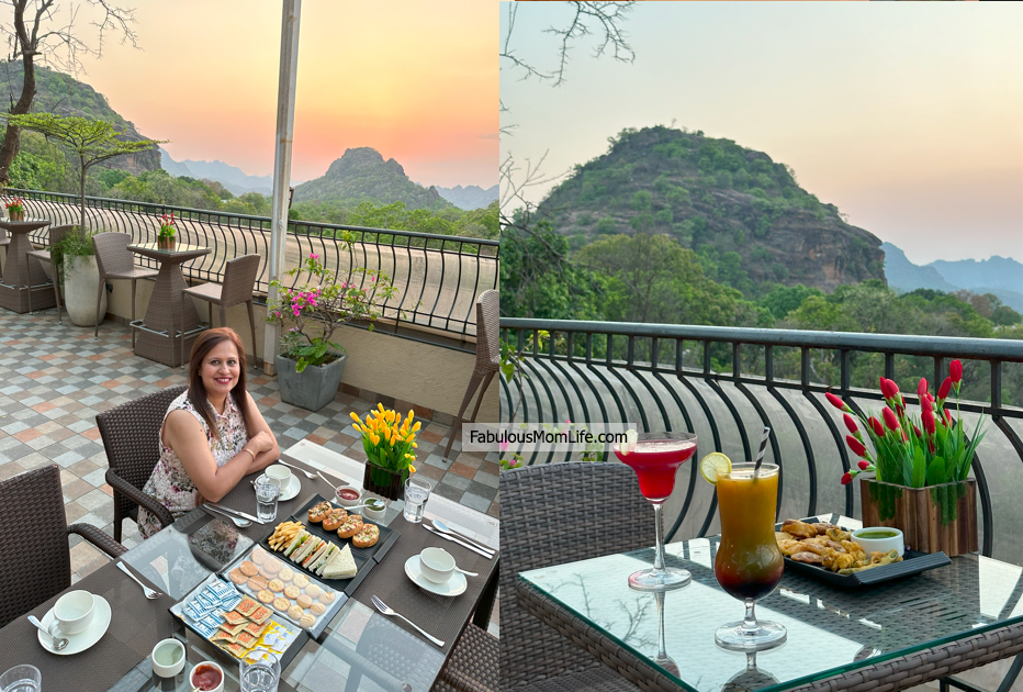 Evening High Tea or Mocktails at 'The Summer House' hotel in Pachmarhi with gorgeous sunset views