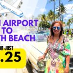 How to get to South Beach from Miami Airport for $2.25 using public transport