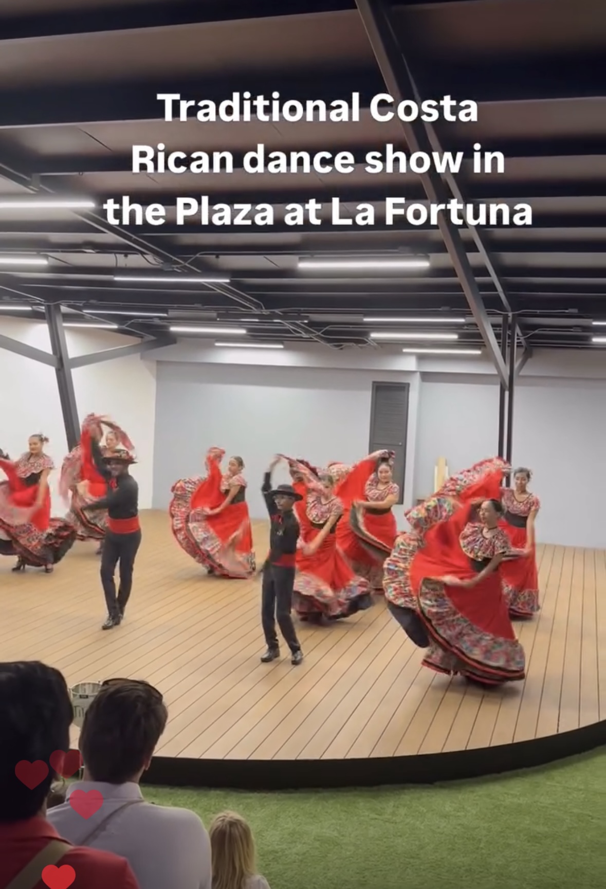 Traditional Costa Rican dance show