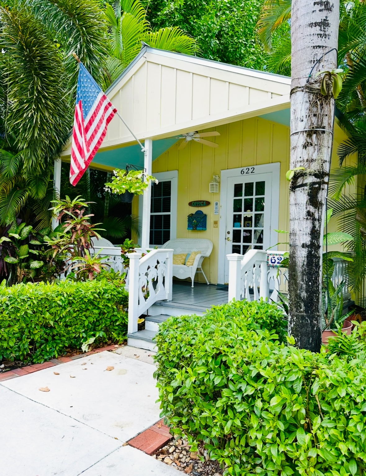 Pretty Yellow House in Key West