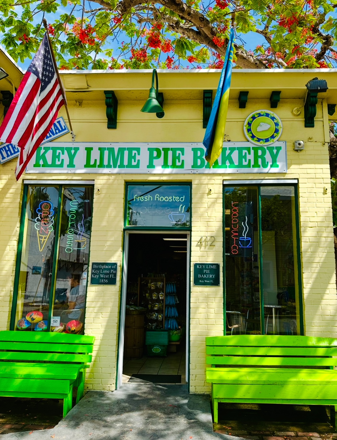 Shopping at Key Lime Bakery - the birthplace of the Key Lime Pie