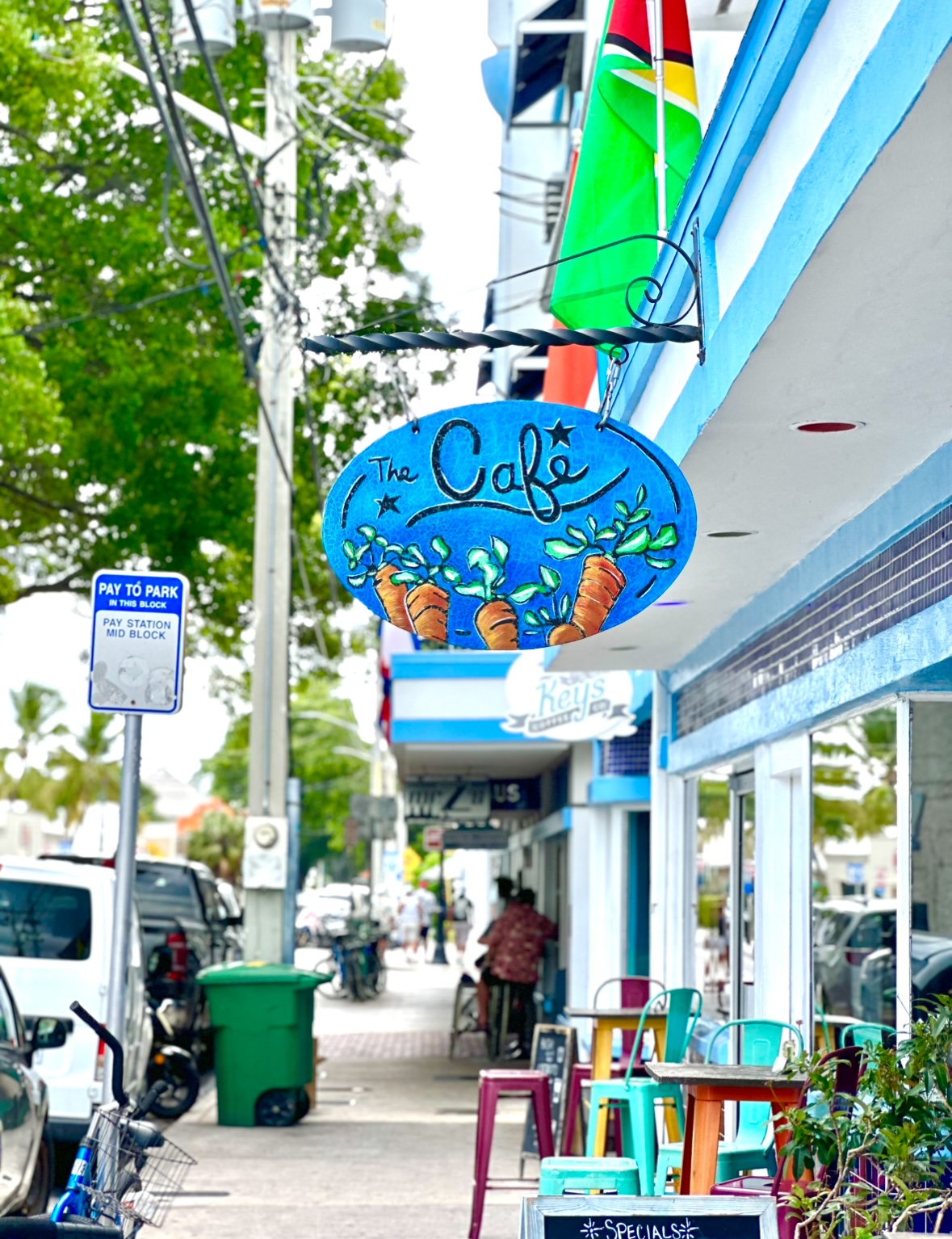 'The Cafe' vegan restaurant in Key West, Florida