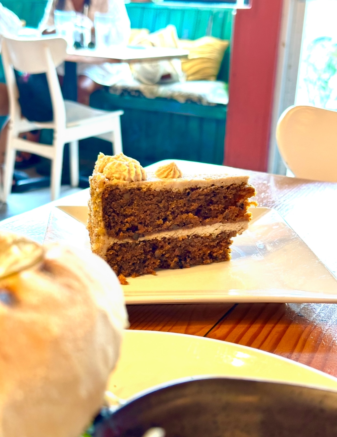 Vegan Carrot Cake - The Cafe, Key West, Fl.