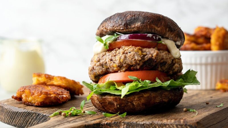 Keto Portobello Burger Buns