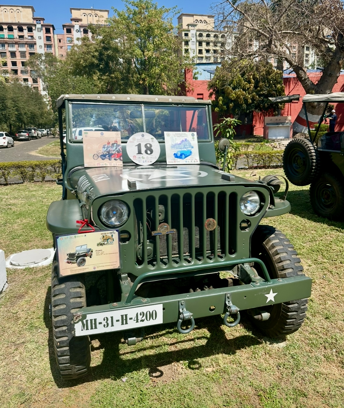 1944 Ford GPW owned by Dr. Ravi Sawarbandhe